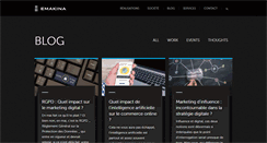 Desktop Screenshot of blog.emakina.fr